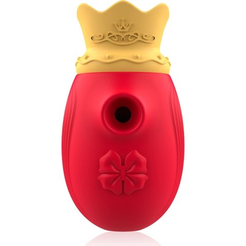 Intense Clitorial Pulsator Red - 10 Trybow Fali i Ruchu, Wodoodporny