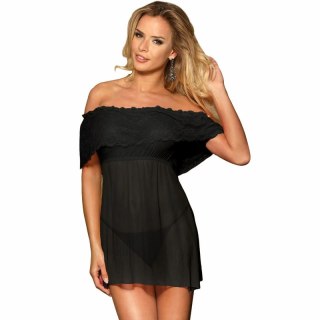 Subblime Sukienka Mini z Stringami Czarna S/M - Elegancki Zestaw