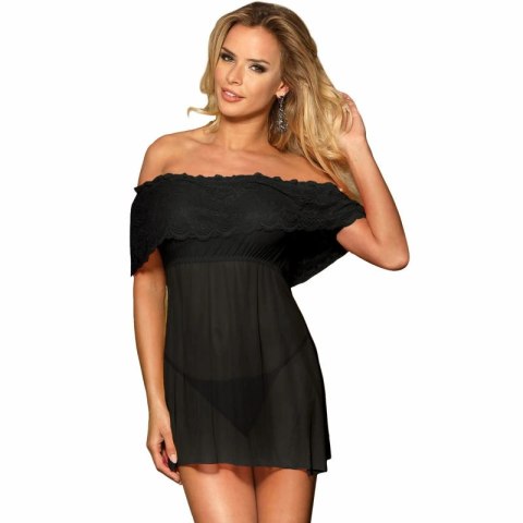 Subblime Sukienka Mini z Stringami Czarna S/M - Elegancki Zestaw