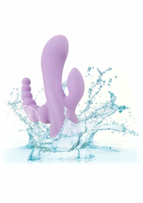 CalExotics Bend & Hold Triple Rumbler elastyczny masażer silikonowy IPX7 USB