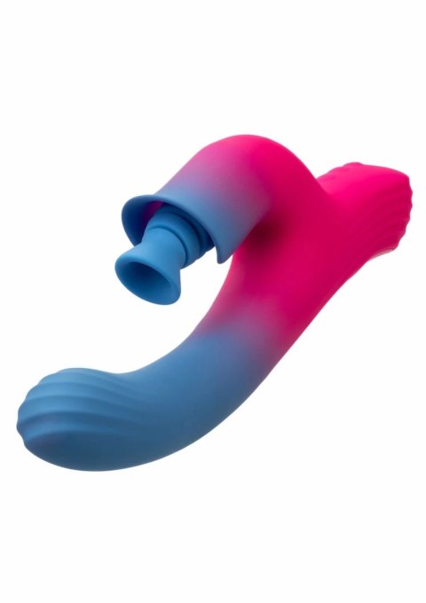CalExotics Dual Stimulator Suction Vibrator silikonowy 2w1 USB
