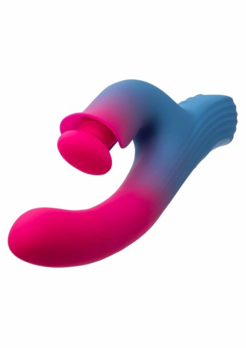 Dual Stimulator Thrusting Vibrator silikonowy IPX7 1000 trybow USB