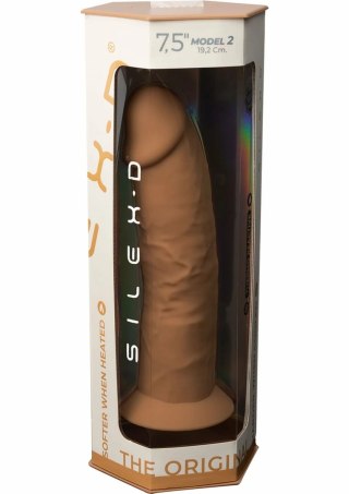 Silex-D Model 2 7.5" silikonowy anatomiczny z przyssawką, beżowy