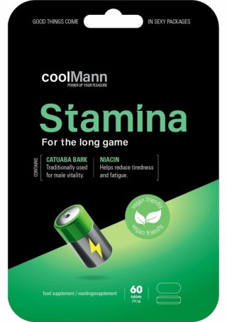 CoolMann Stamina 60 kapsułek - formuła wspierająca wytrzymałość