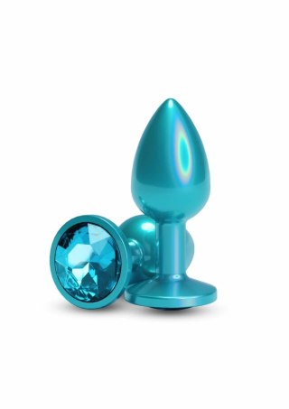 Doc Johnson Iridescent Plug Small chromowany anatomiczny rozmiar S