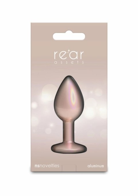 Doc Johnson Iridescent Plug Small chromowany anatomiczny rozmiar S
