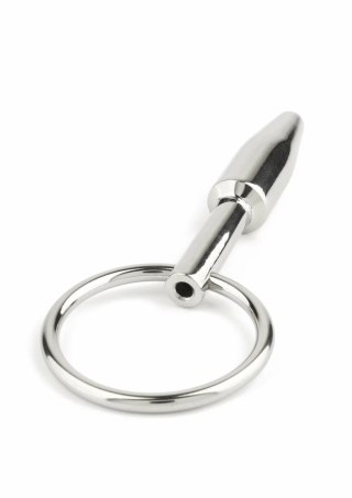 Mini Fucker Open Plug - kompaktowy anatomiczny korek silikonowy czarny