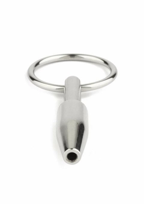 Mini Fucker Open Plug - kompaktowy anatomiczny korek silikonowy czarny
