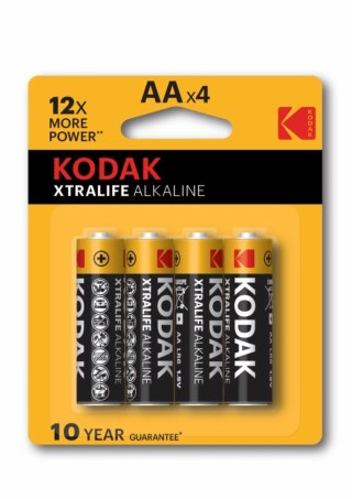 Kodak XTRALIFE Alk AA 20x4 - Zestaw 80 baterii alkalicznych