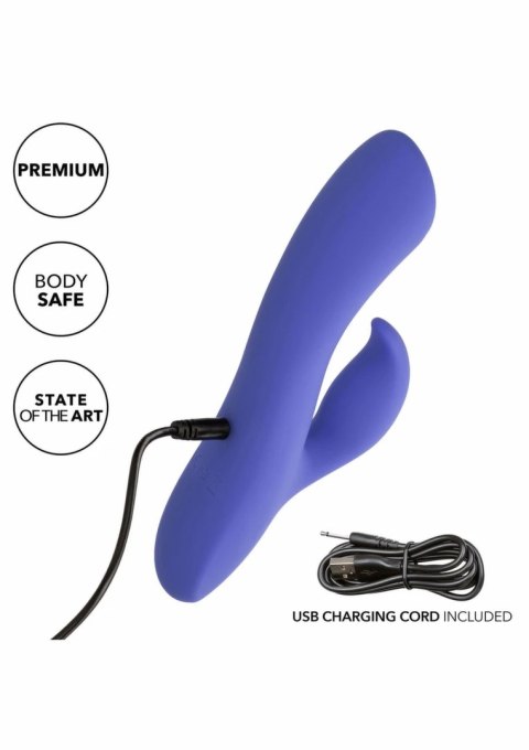 CalExotics Connect Dual Stimulator silikonowy, sterowanie aplikacją, fioletowy