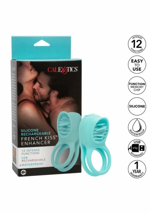 CalExotics French Kiss Enhancer silikonowy pierścień wibrujący USB