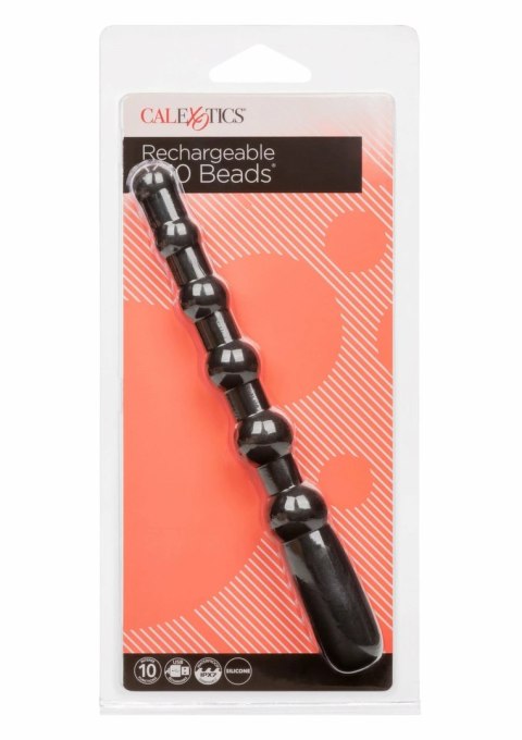 CalExotics Rechargeable X-10 Beads silikonowe kulki wibrujące USB IPX7