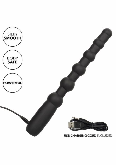 CalExotics Rechargeable X-10 Beads silikonowe kulki wibrujące USB IPX7