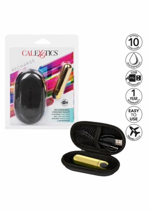 CalExotics Rechargeable Hideaway Bullet mini masażer podrożny USB