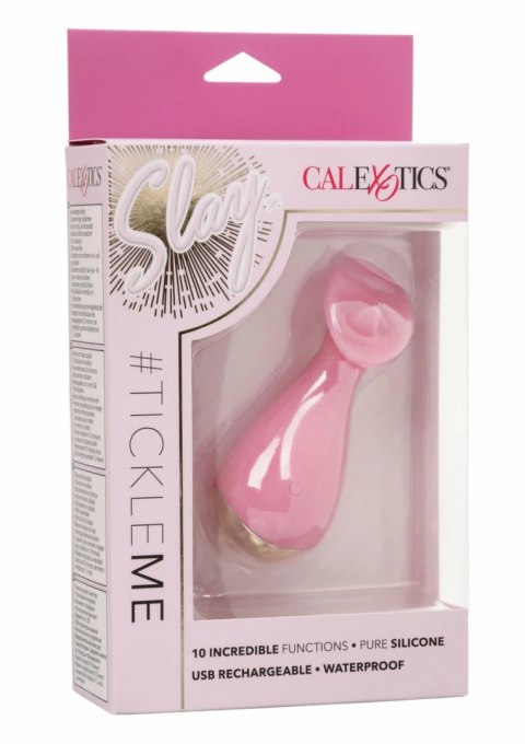 CalExotics Slay Tickle Me mini masażer silikonowy 10 trybow fioletowy