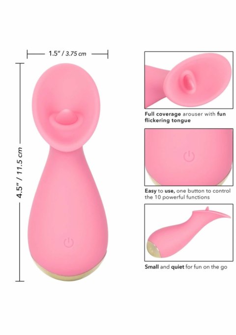 CalExotics Slay Tickle Me mini masażer silikonowy 10 trybow fioletowy