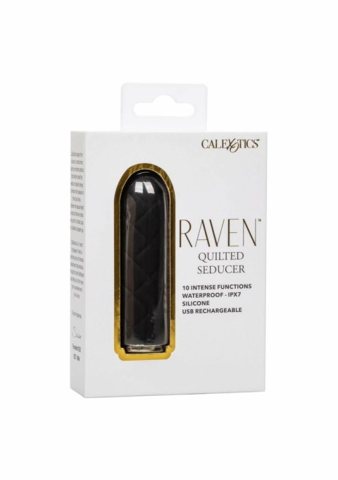 Raven Quilted Seducer mini masażer silikonowy 10 trybow IPX7 USB