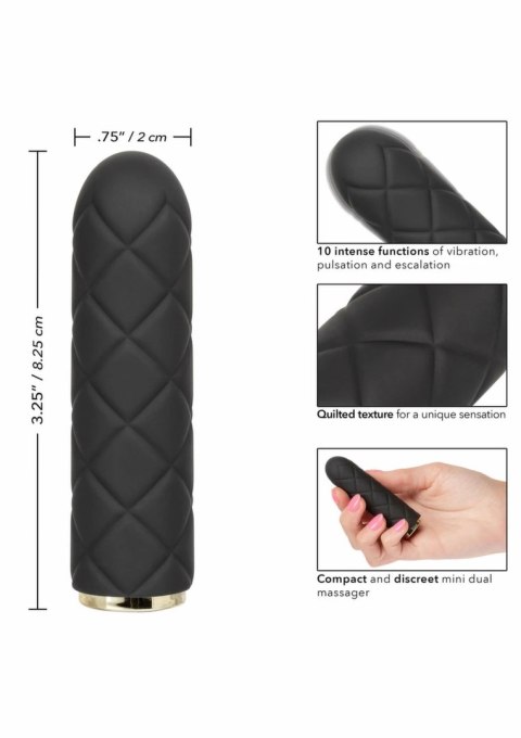 Raven Quilted Seducer mini masażer silikonowy 10 trybow IPX7 USB