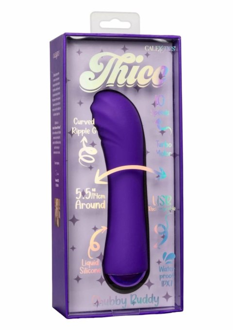 Thicc Chubby Buddy masażer silikonowy 10 trybow IPX7 USB 14cm