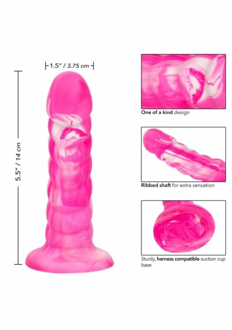 Twisted Love Twisted Ribbed Probe silikonowy anatomiczny z przyssawką