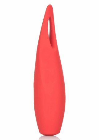 CalExotics Red Hot Spark - kompaktowy masażer silikonowy, 10 trybow