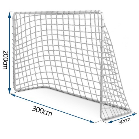 Mocna siatka do bramek piłkarskich 300 x 200 x 90 cm Neo-Sport