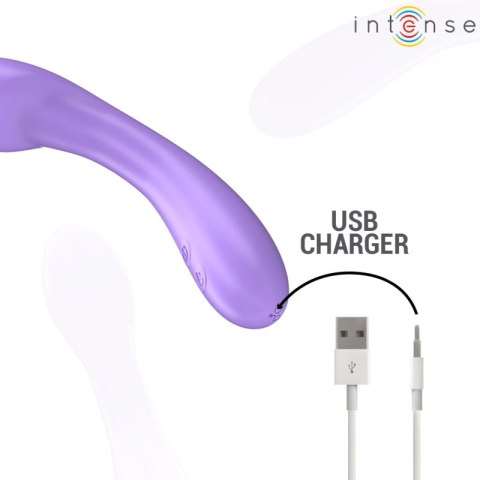 Intense Becky Model 19 cm Fioletowy - System Podgrzewania i 7 Trybow