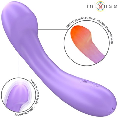 Intense Becky Model 19 cm Fioletowy - System Podgrzewania i 7 Trybow