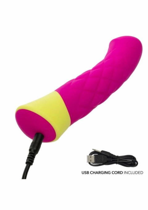 Rave Quilted G Vibrator silikonowy, 10 trybow, wodoodporny IPX7