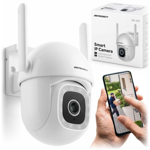 Zewnętrzna kamera WiFi obrotowa IP obrotowa 5MP Berdsen BD-943