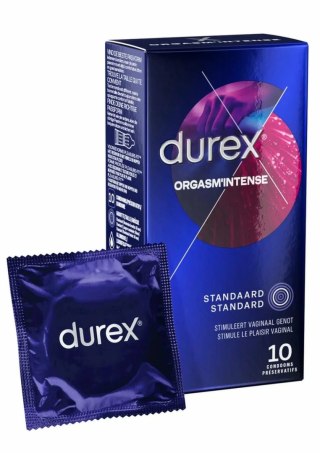 Durex Orgasm Intense 6x10 szt. prezerwatywy z wypustkami i prążkami