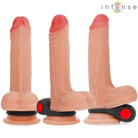 Intense Clover czarny pierścień wibracyjny 10 trybow, pilot, USB