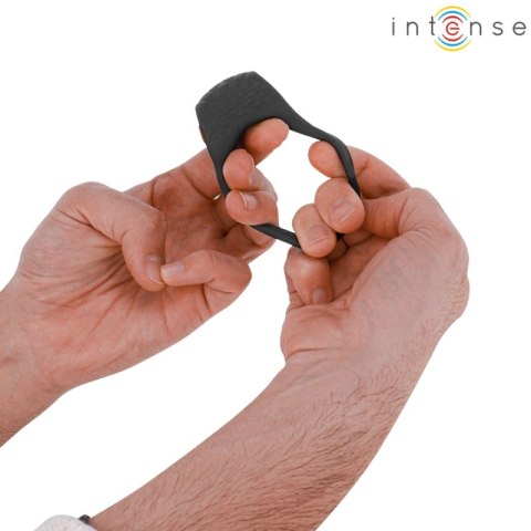 Intense Clover czarny pierścień wibracyjny 10 trybow, pilot, USB