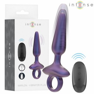 Intense Marlon Model 4 - Wibrujący korek analny z pilotem, silikonowy