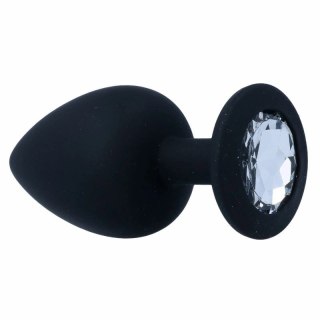 Intense Shelki L czarny korek anatomiczny silikonowy 9,2 cm