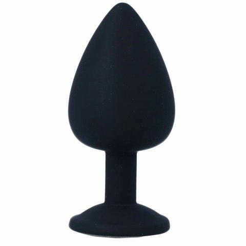 Intense Shelki L czarny korek anatomiczny silikonowy 9,2 cm