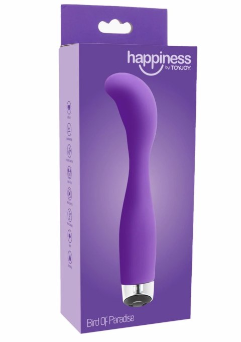 TOYJOY Bird Of Paradise XL Vibrator silikonowy USB fioletowy XL