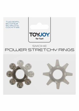 TOYJOY Power Stretchy Rings 2 szt. elastyczne pierścienie TPE