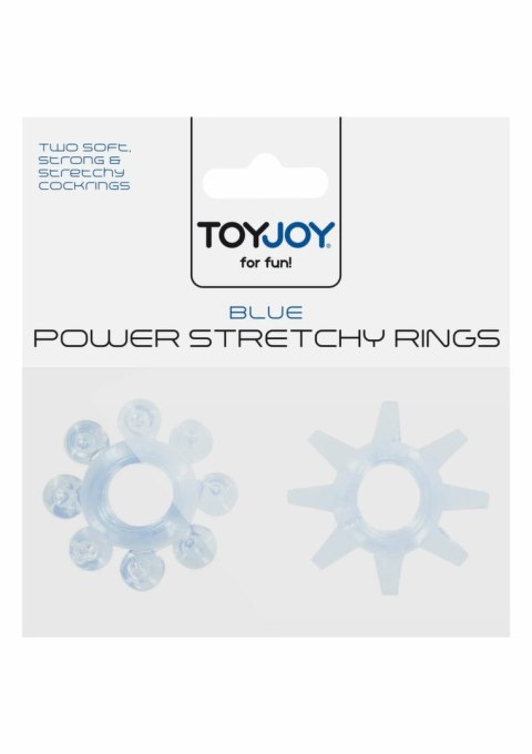 TOYJOY Power Stretchy Rings 2 szt. - elastyczne pierścienie TPE