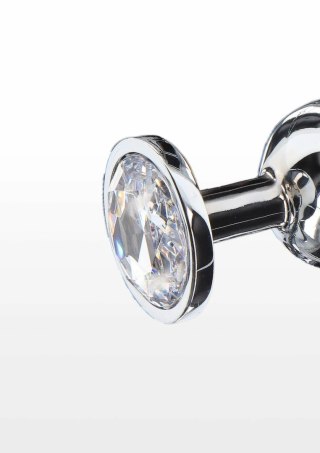TOYJOY Starlight Booty Jewel Large aluminiowy z kryształem 8,5 cm