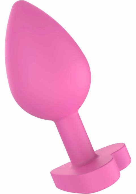 ToyJoy Booty Sweethearts Let's F*ck silikonowy korek z sercem 7,5 cm