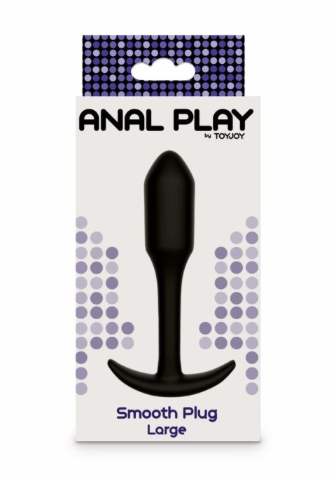 ToyJoy Smooth Anal Plug Large silikonowy korek anatomiczny 12,2 cm