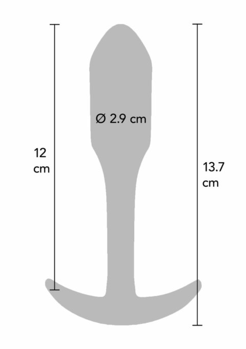 ToyJoy Smooth Anal Plug XLarge silikonowy korek anatomiczny 13,7 cm