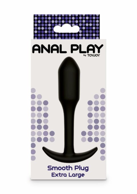 ToyJoy Smooth Anal Plug XLarge silikonowy korek anatomiczny 13,7 cm