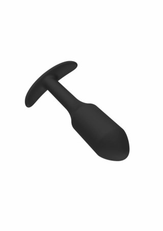 ToyJoy Smooth Anal Plug Small silikonowy korek anatomiczny 9,7 cm czarny