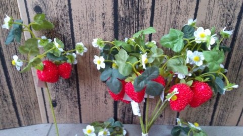Gałązka TRUSKAWKA 30cm | INF118