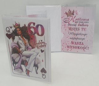 Karnet URODZINY KRÓLOWEJ 60 nr 158