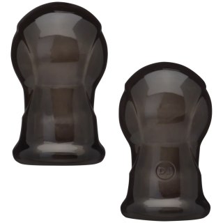 Doc Johnson Nipple Teasers Black - Przyssawki anatomiczne do stymulacji