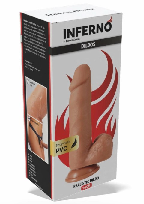 INFERNO by HIDDEN DESIRE model PVC 16 cm anatomiczny kształt
