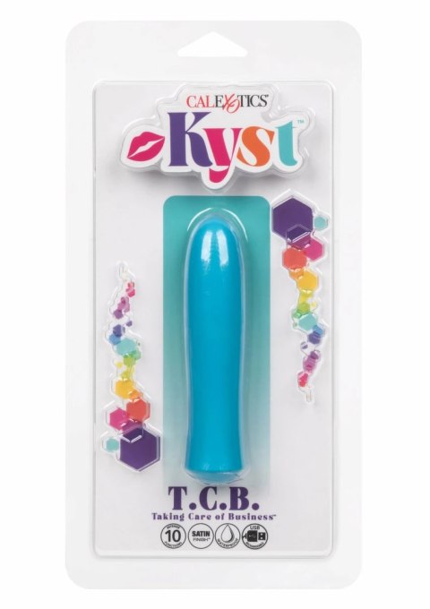CalExotics Kyst T.C.B. Vibrator mini masażer 10 trybow, ładowalny, satynowy